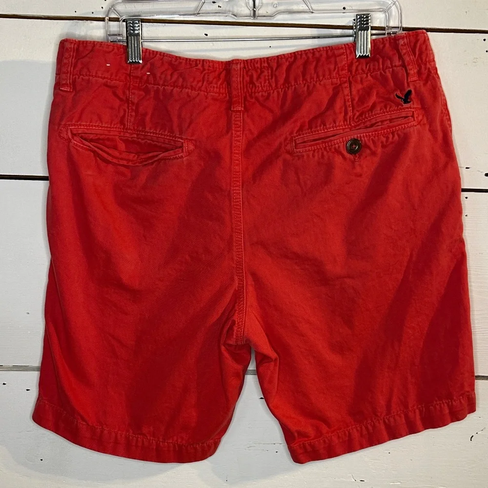 American Eagle Outfitters Classic Fit Red Men's Shorts